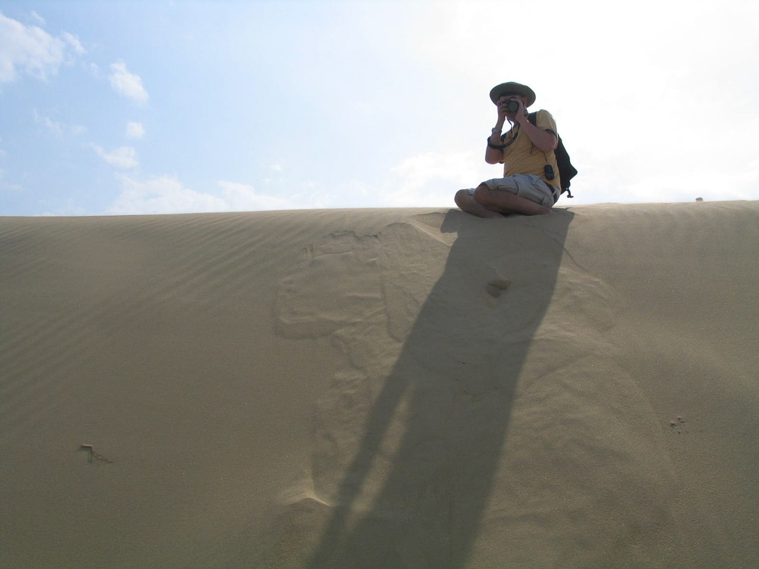 Jockey Ridge State Park sand dunes in Outer Banks, NC