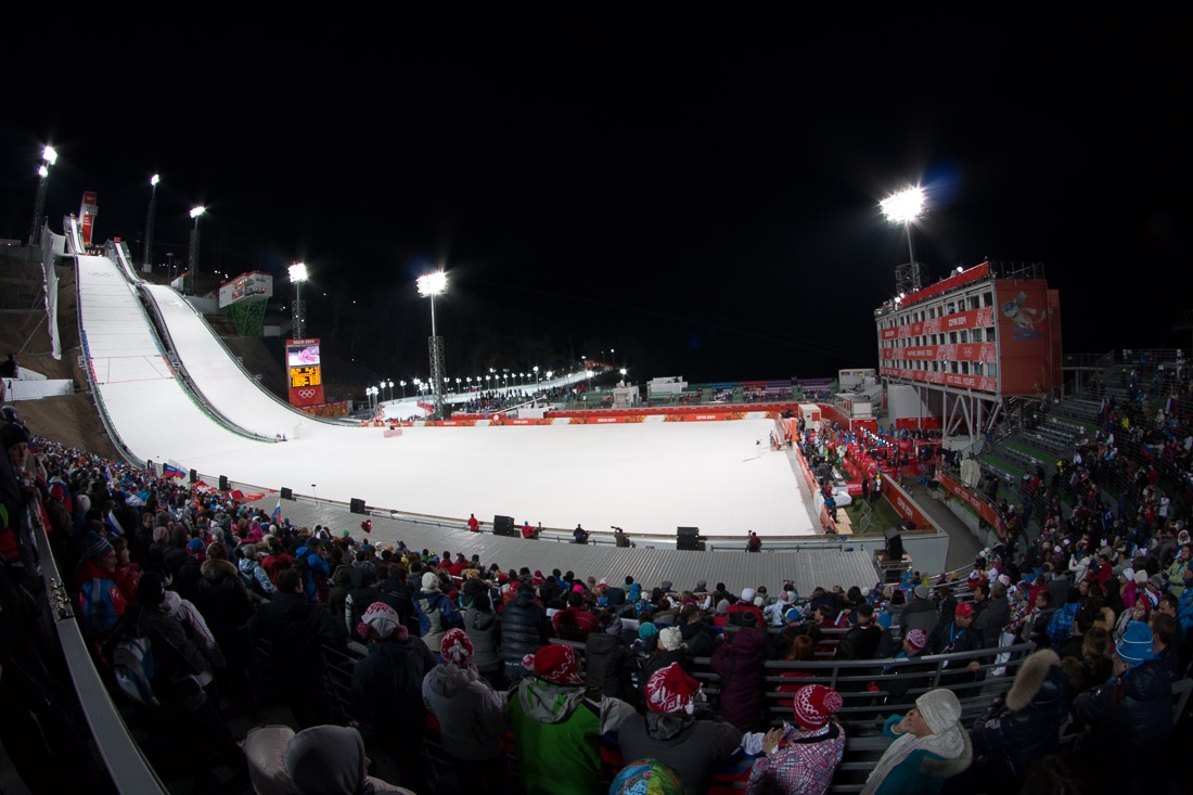 Sochi Olympics - Ski Jumping and Speed Skating-31
