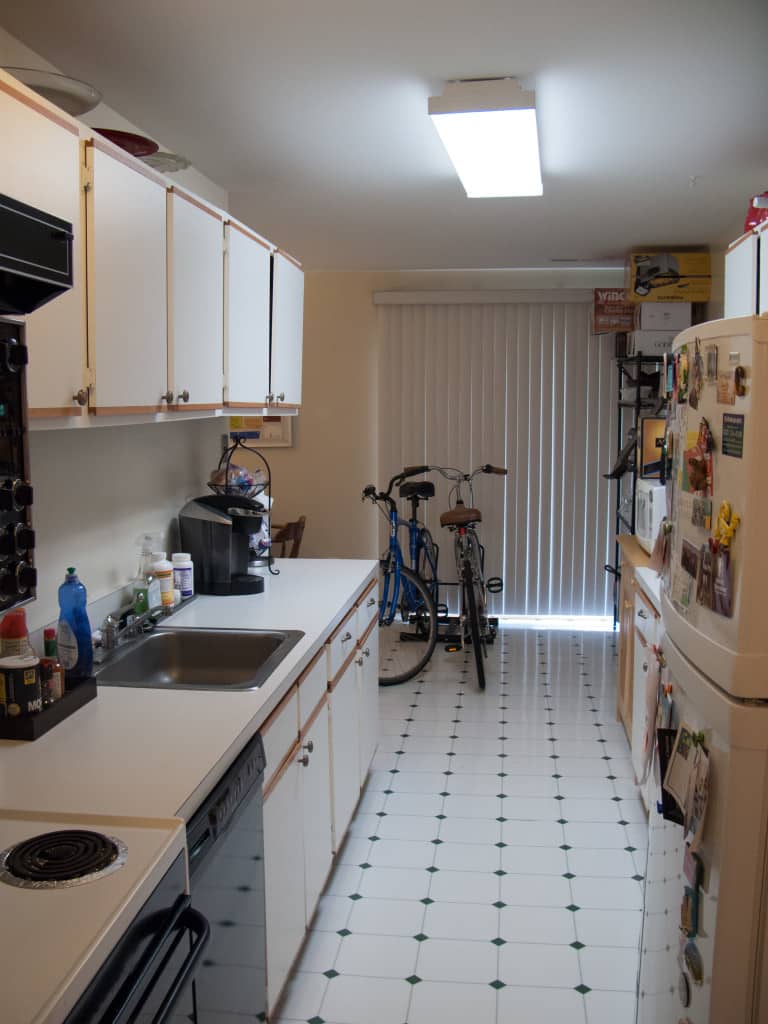 View of the kitchen (before) from the other direction