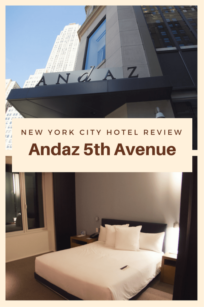 New York City Hotel Review - Andaz 5th Avenue Hyatt Property