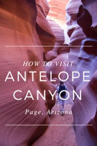 Visiting Antelope Canyon in Page, Arizona
