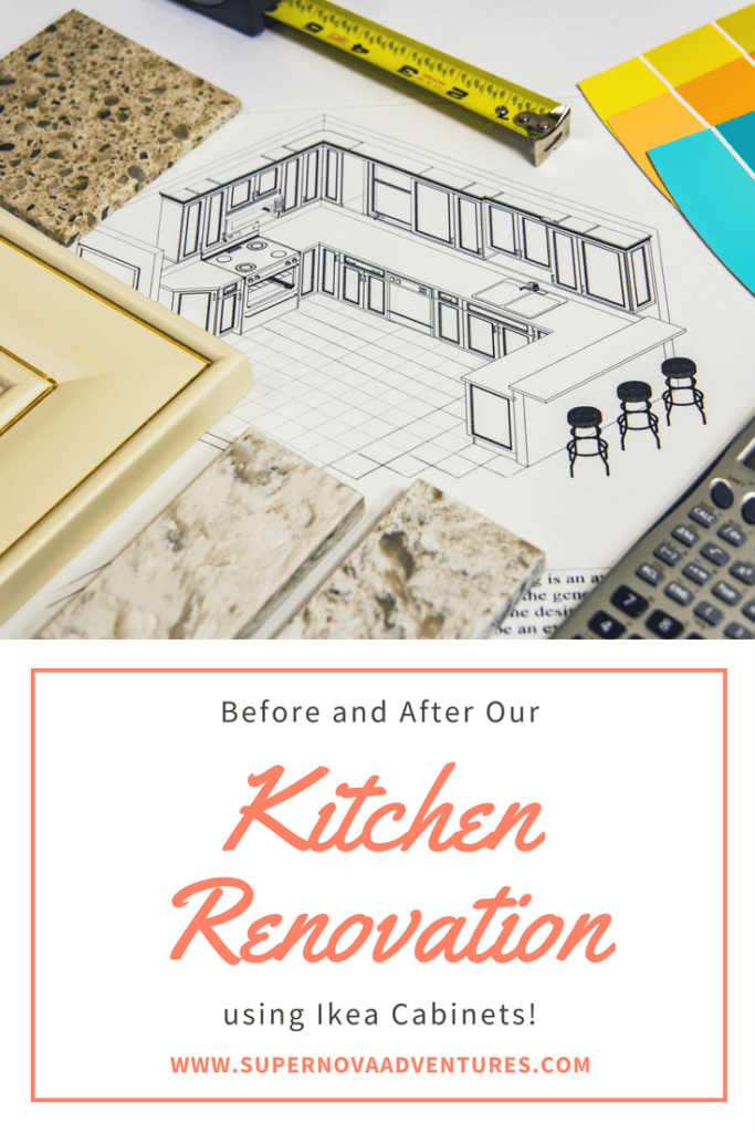 Before and After our Ikea Kitchen Renovation