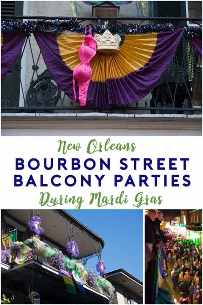 Bourbon Street Balcony Party | Parties in New Orleans during Mardi Gras