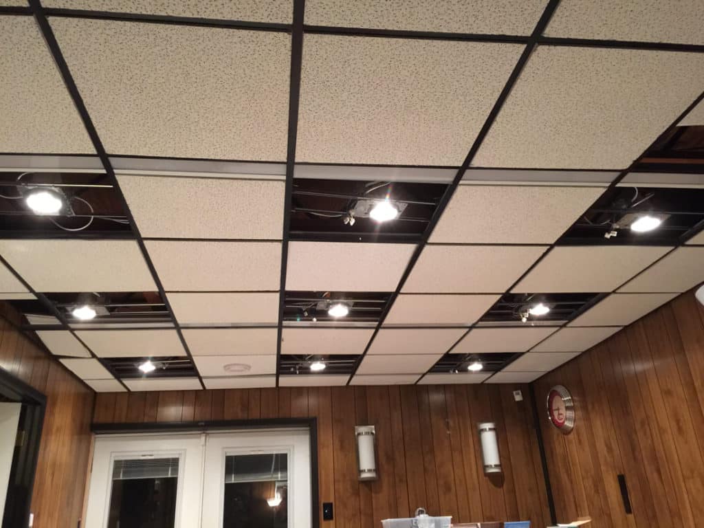 Drop ceiling 2024 tile lights