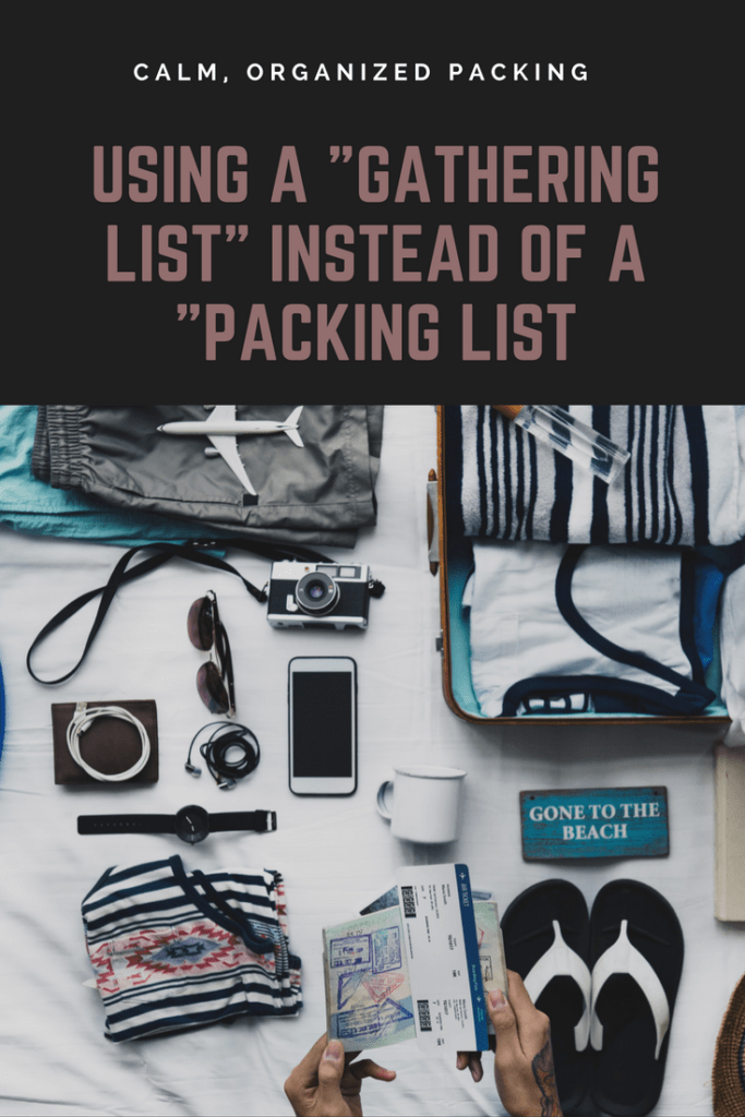 Organized Packing | Packing Lists for Vacations