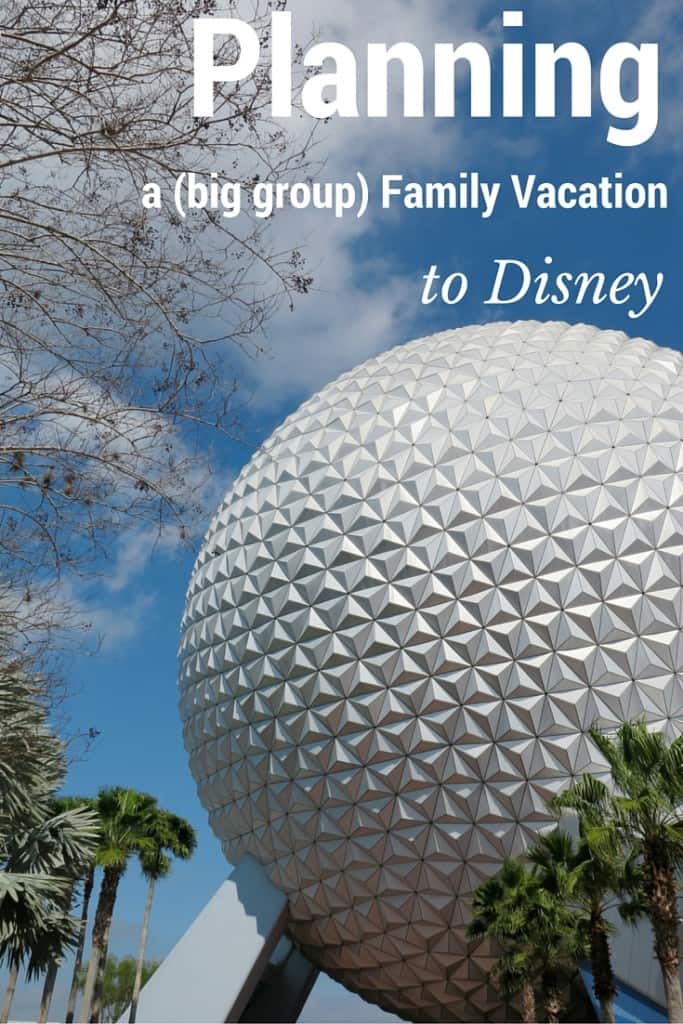 Planning a big group family vacation to Disney (or a vacation anywhere really!) Helpful spreadsheets to organize planning with the group. 