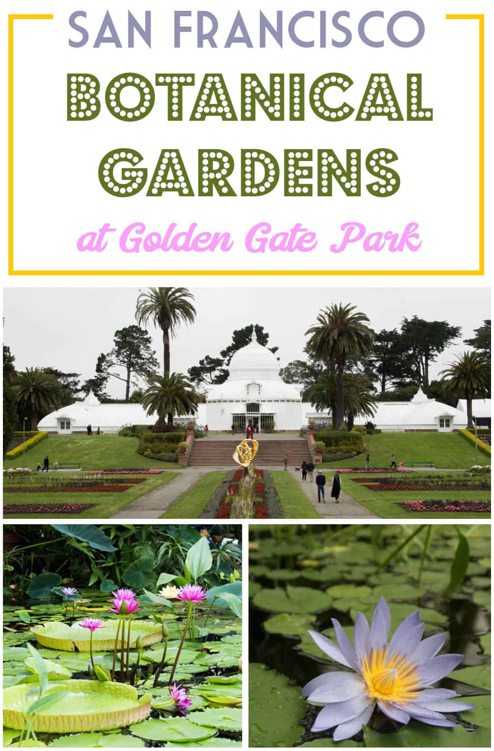 San Francisco Botanical Gardens At Golden Gate Park San Francisco