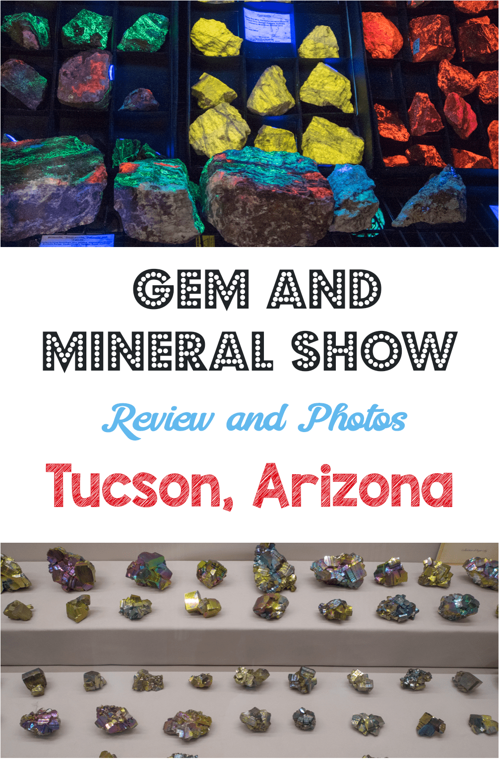 Gem and Mineral Show in Tucson, Arizona. Buying crystals!