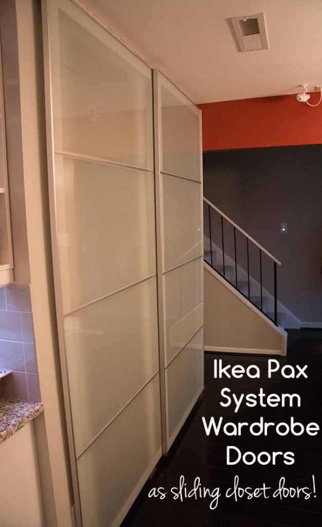 Installing Ikea Pax Doors As Sliding Closet Doors Ikea Hack