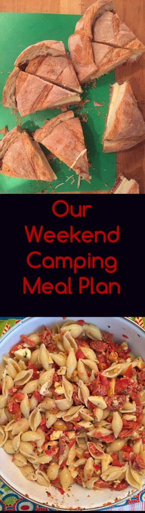 Our meal plan for a weekend camping trip | Campfire cooking and recipes