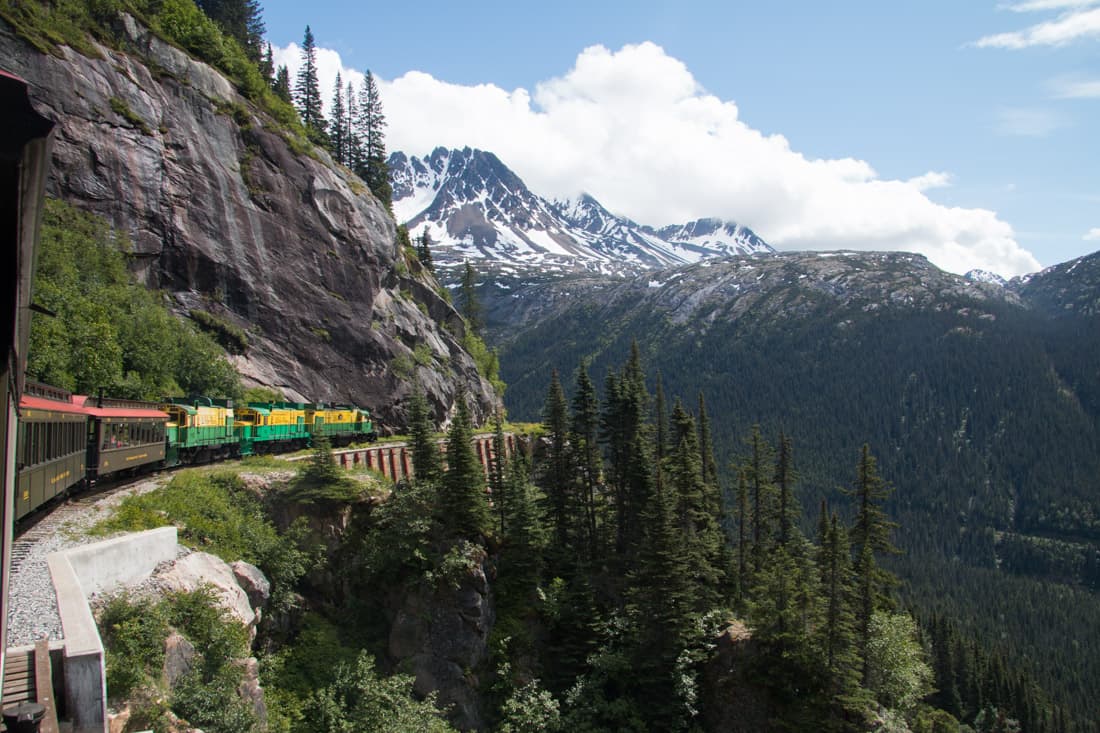 White Pass Summit Mountains in Skagway - Super NoVA Adventures