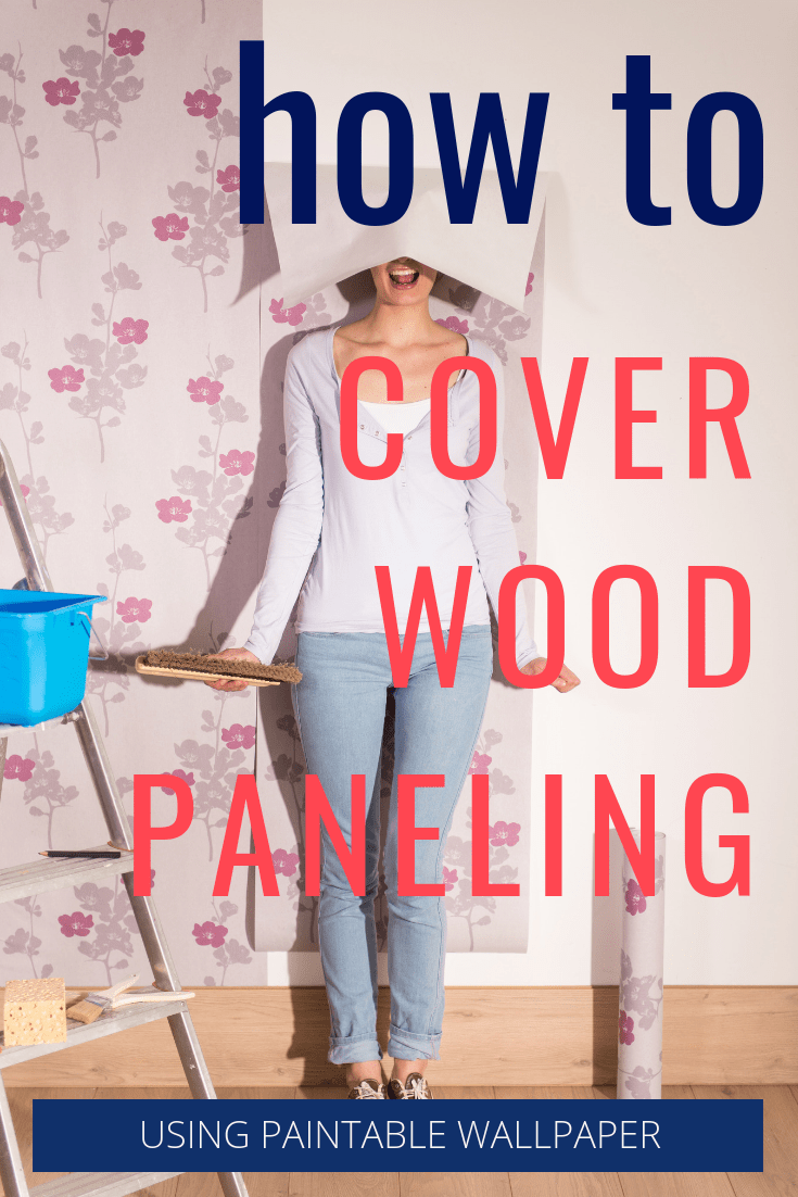 Wood paneling makeover before and after