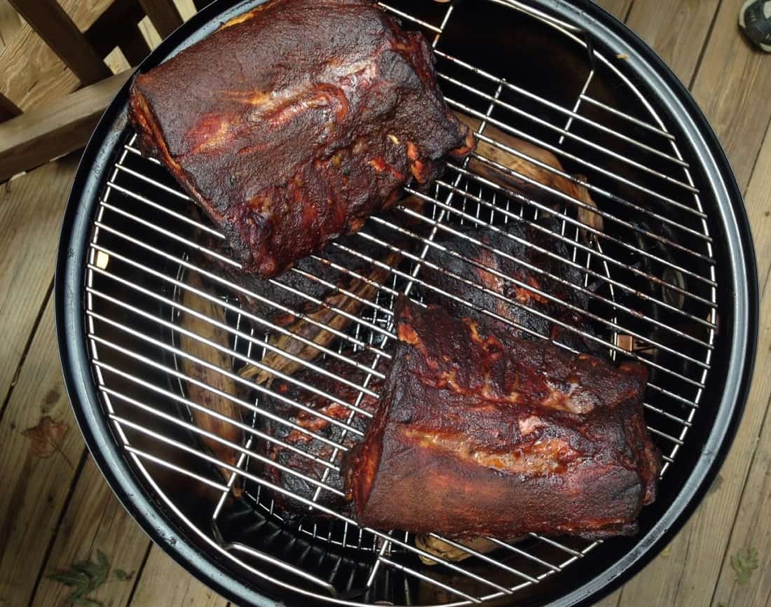 bbq in smoker