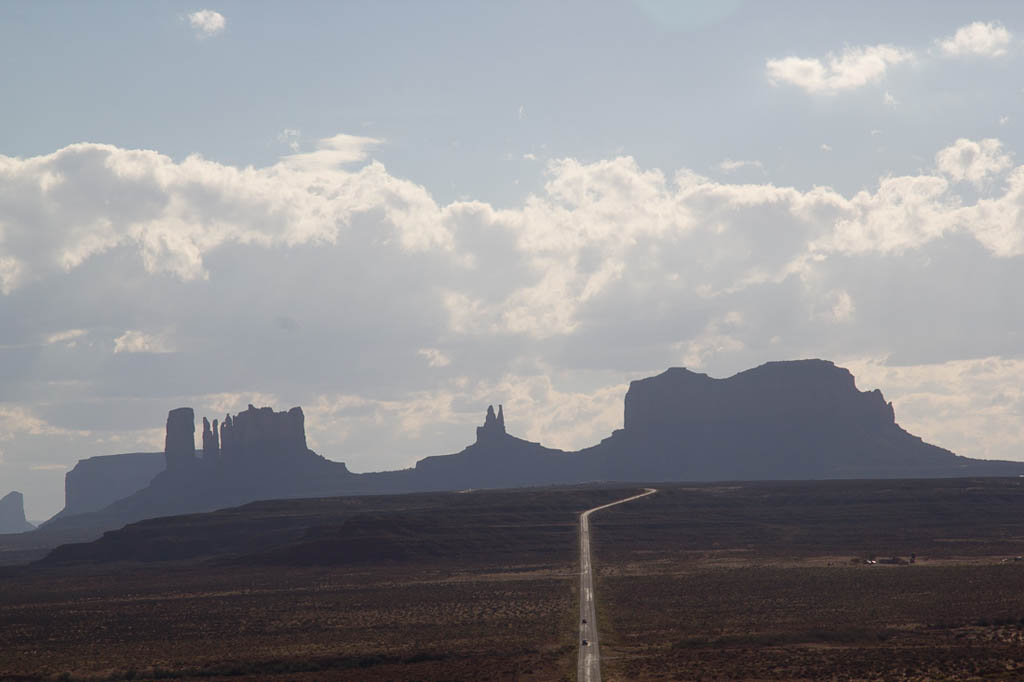 Viewing Monument Valley from Road