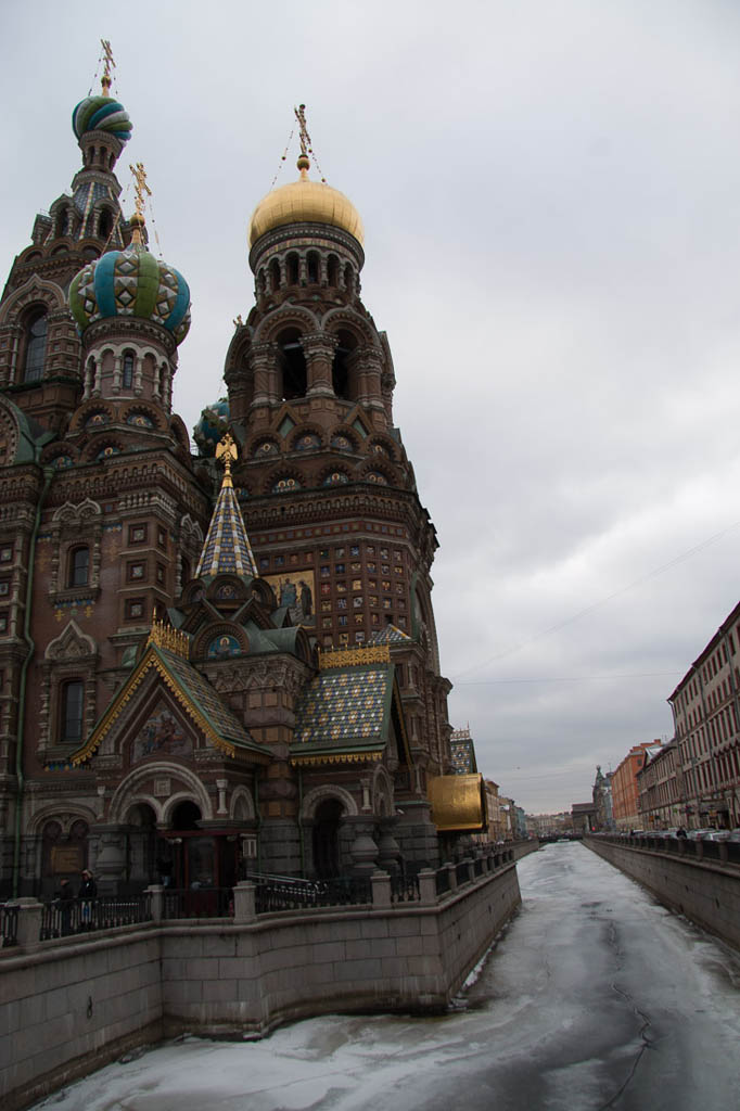 Church of Our Savior on Spilled Blood along the canal