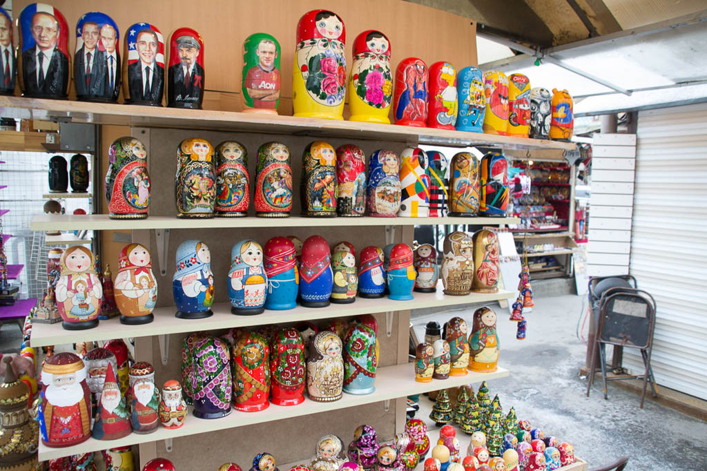 Nesting dolls at St. Petersburg Market