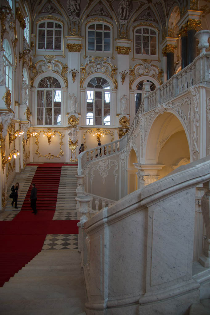 Grand staircase Inside the Hermitage