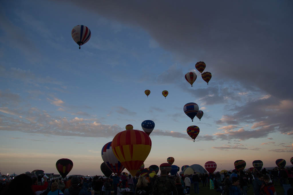 Albuquerque Hot Air Balloon Fiesta Mass Ascension | New Mexico