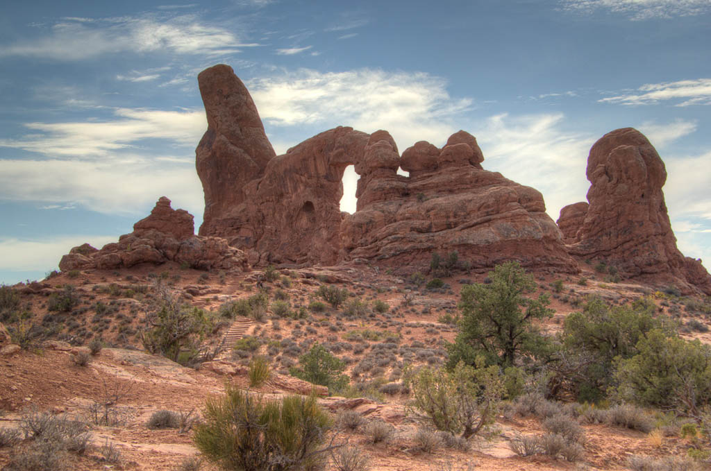 Turret Arch at Arches National Park