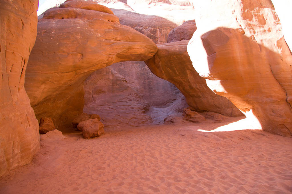 Sand Dune Arch at Arches National Park