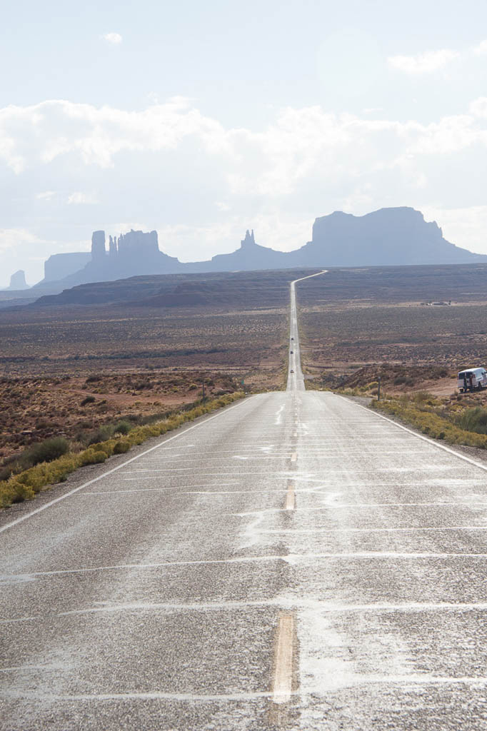 View of Monument Valley from the Highway