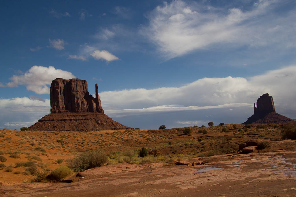 Left Mitten and Right Mitten - Monument Valley