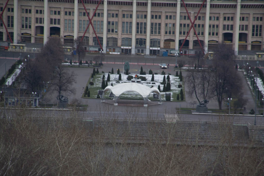 View of 1980 Olympic Flame - Olympic Stadium Moscow