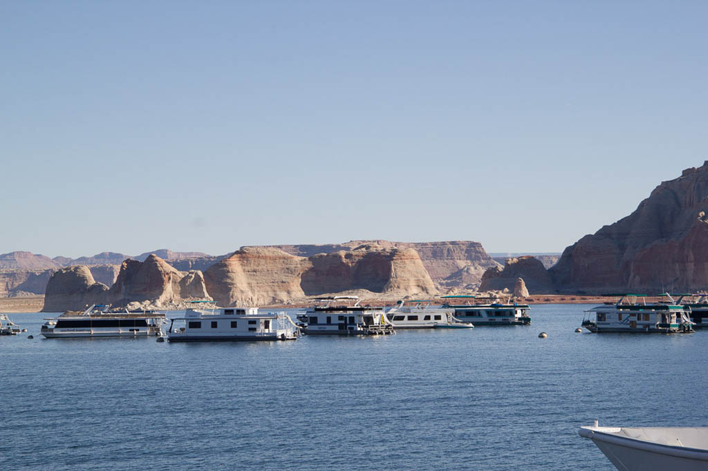 Houseboats on Lake Powell