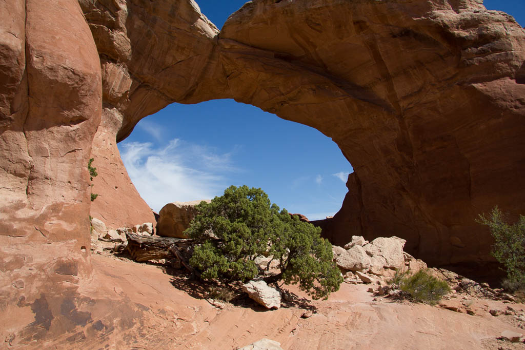 Broken Arch at Arches National Park