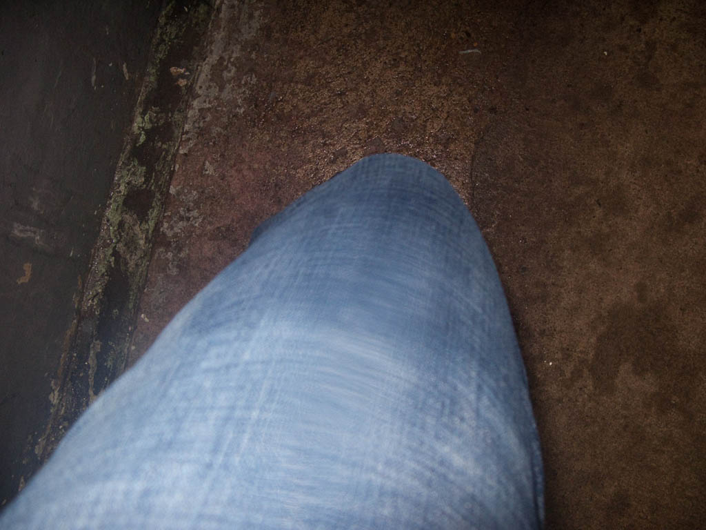 Wet jeans after Cave of the Winds at Niagara Falls
