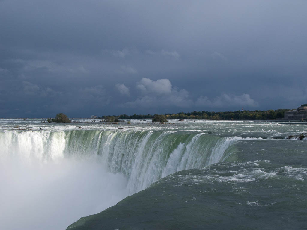 View from the top of Horseshoe Falls