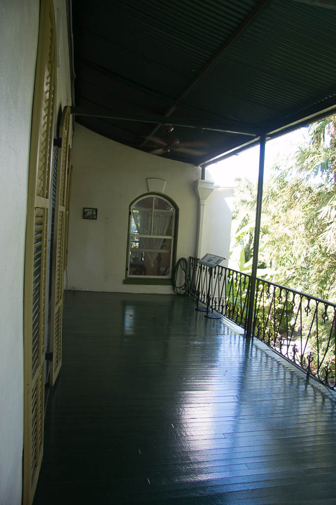 Balcony at Hemingway House