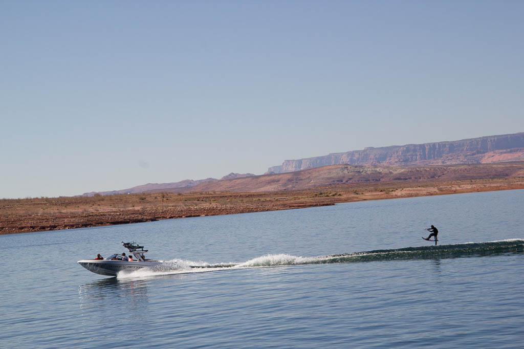 Jet skiing on Lake Powell