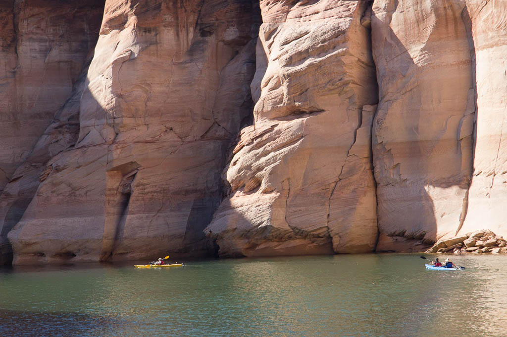 Kayaking on Lake Powell