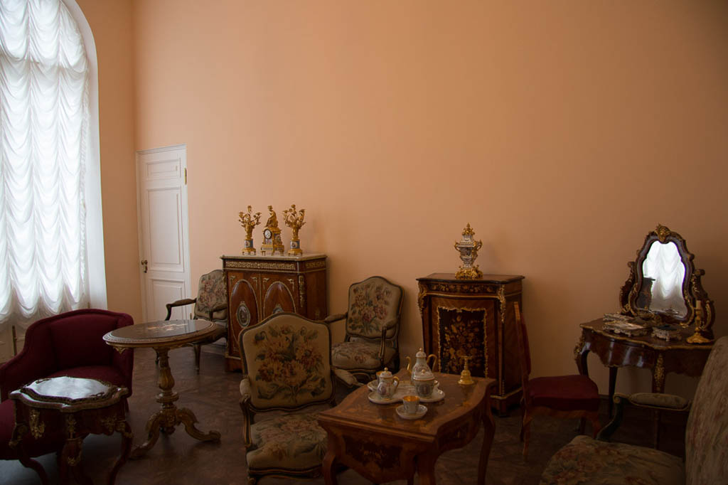 Un-restored rooms in Catherine Palace