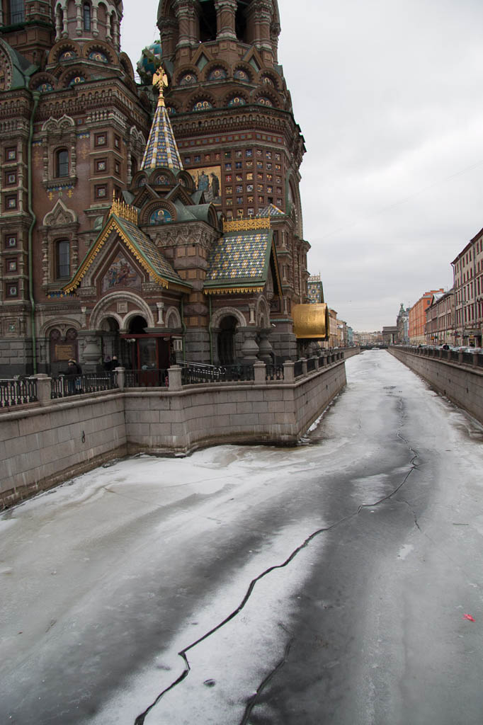 Church of Our Savior on Spilled Blood along the canal