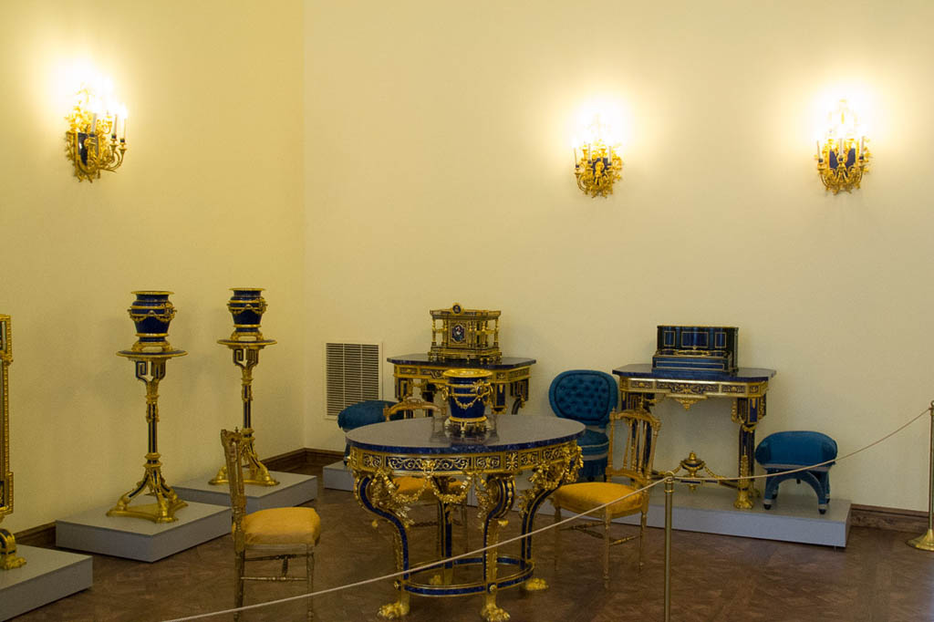 Un-restored rooms in Catherine Palace