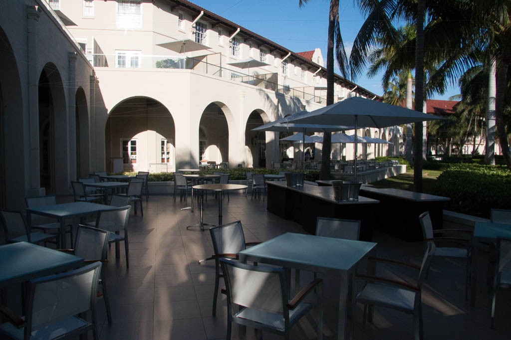 Outdoor dining at Casa Marina Key West