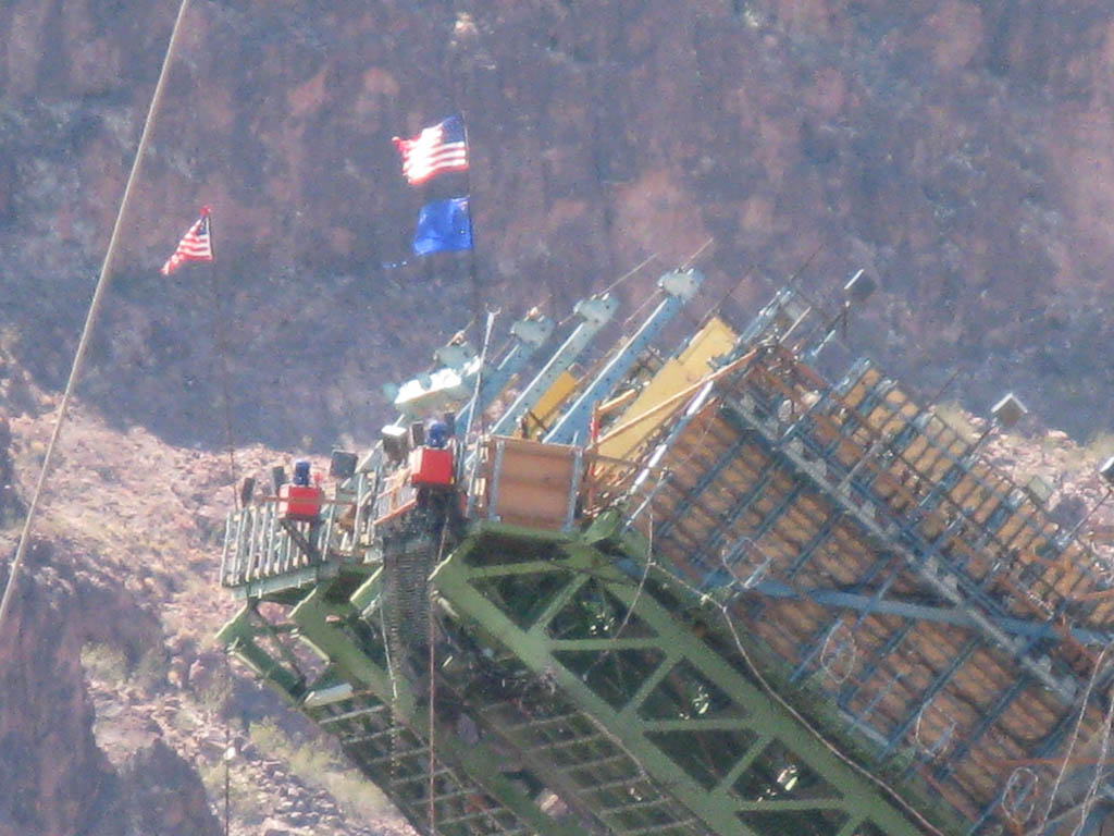 Constructing U.S. 93 bypass bridge