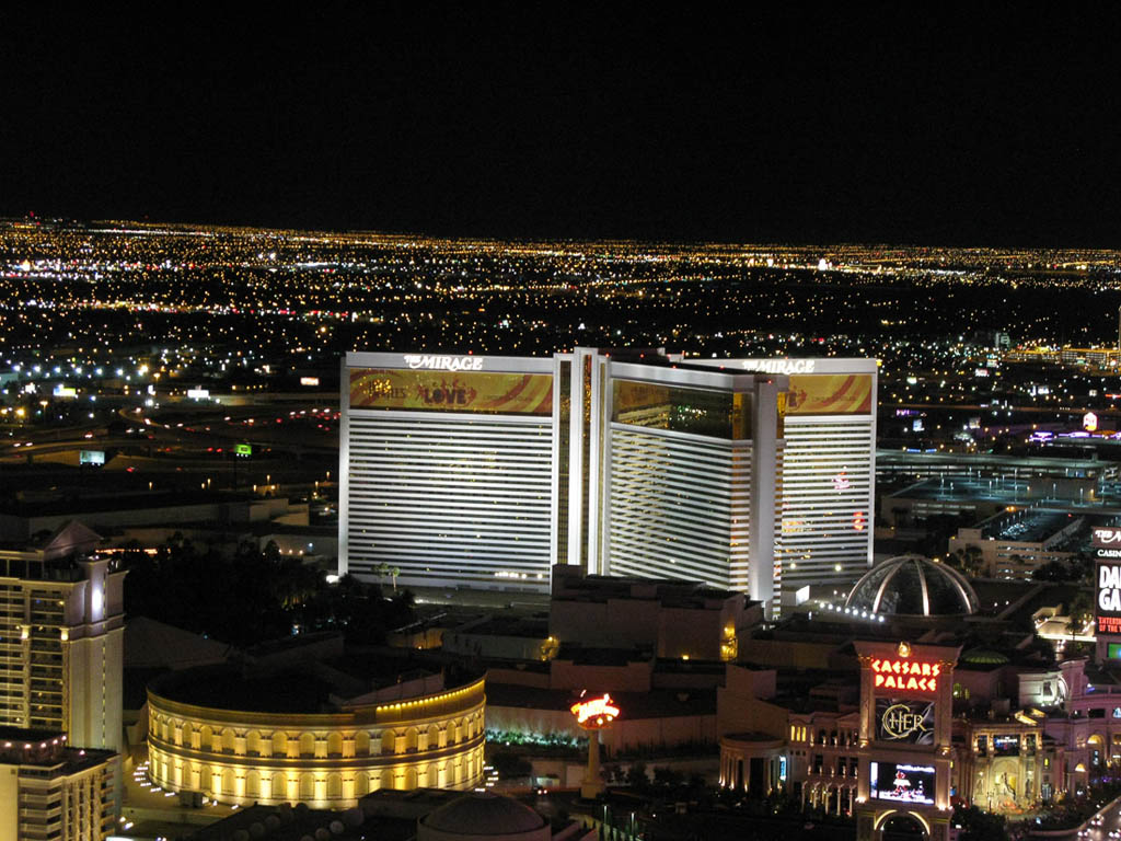 View of the Strip from the Paris Eiffel Tower Experience