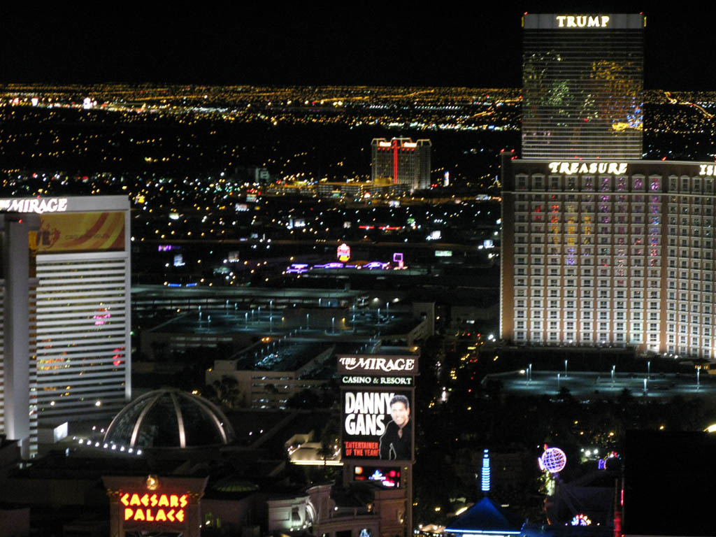 View of the Strip from the Paris Eiffel Tower Experience