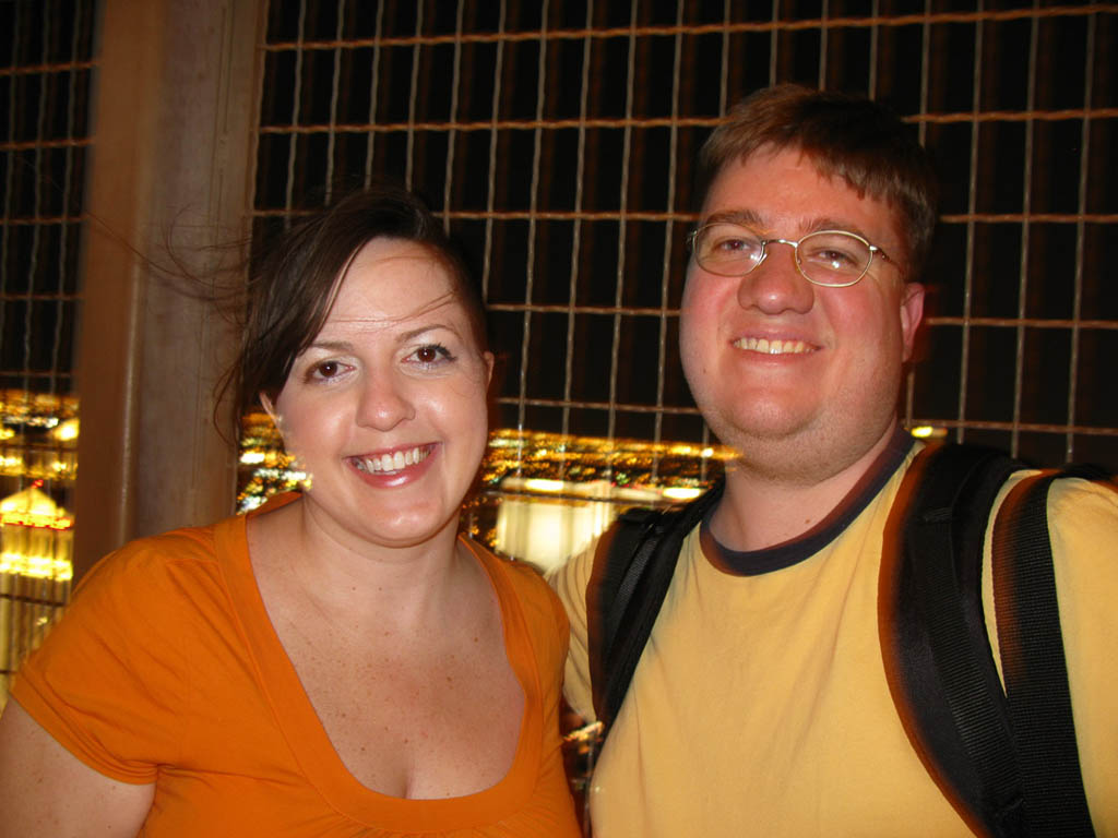 Ken and I at the top of the Paris Hotel’s Eiffel Tower in Vegas