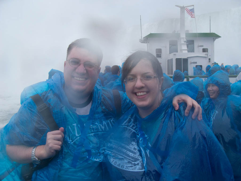 Ken and I on the Maid of the Mist