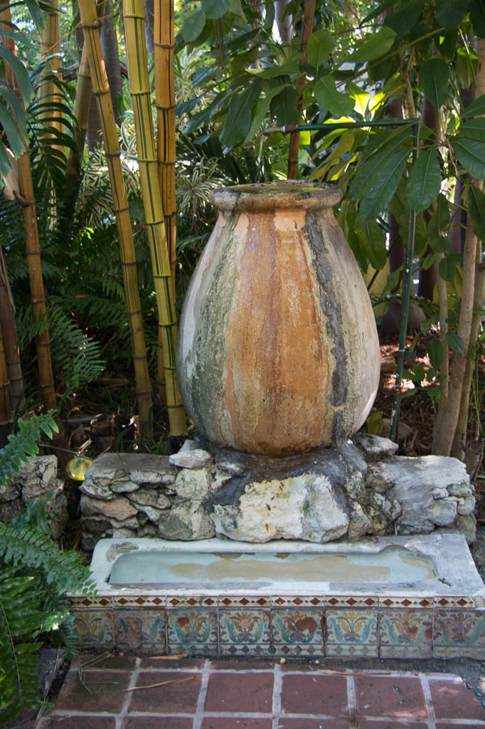Urinal fountain at Hemingway House