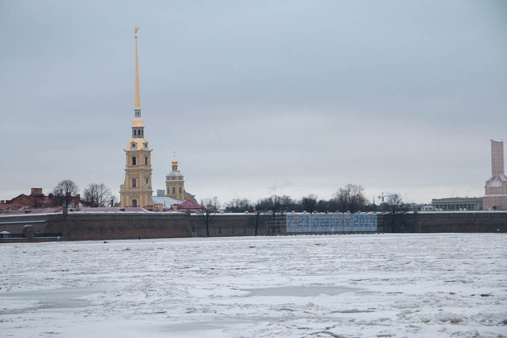 St. Peter and Paul Fortress from across the Neva River