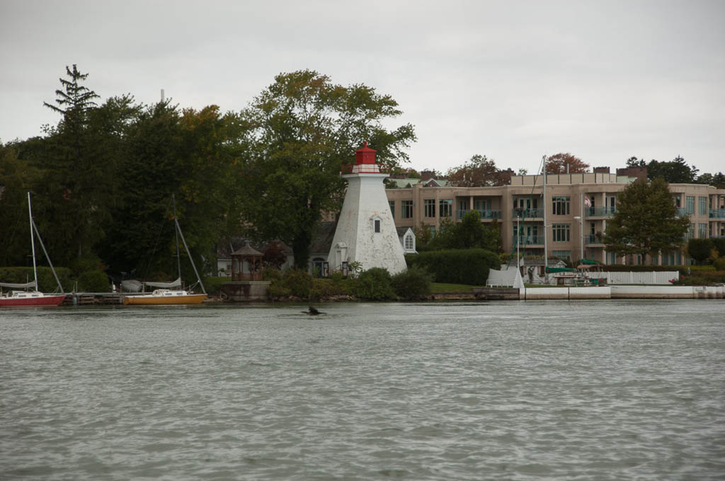 Lighthouse as seen from Whirlpool jet boat tour