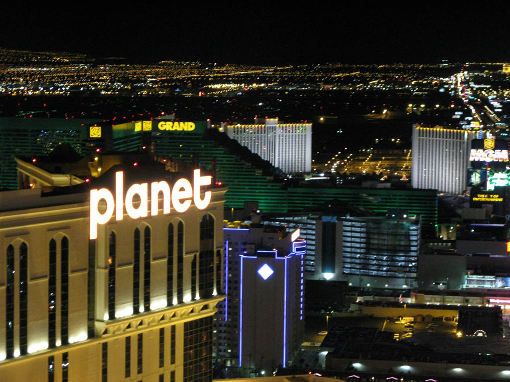 View of the Strip from the Paris Eiffel Tower Experience