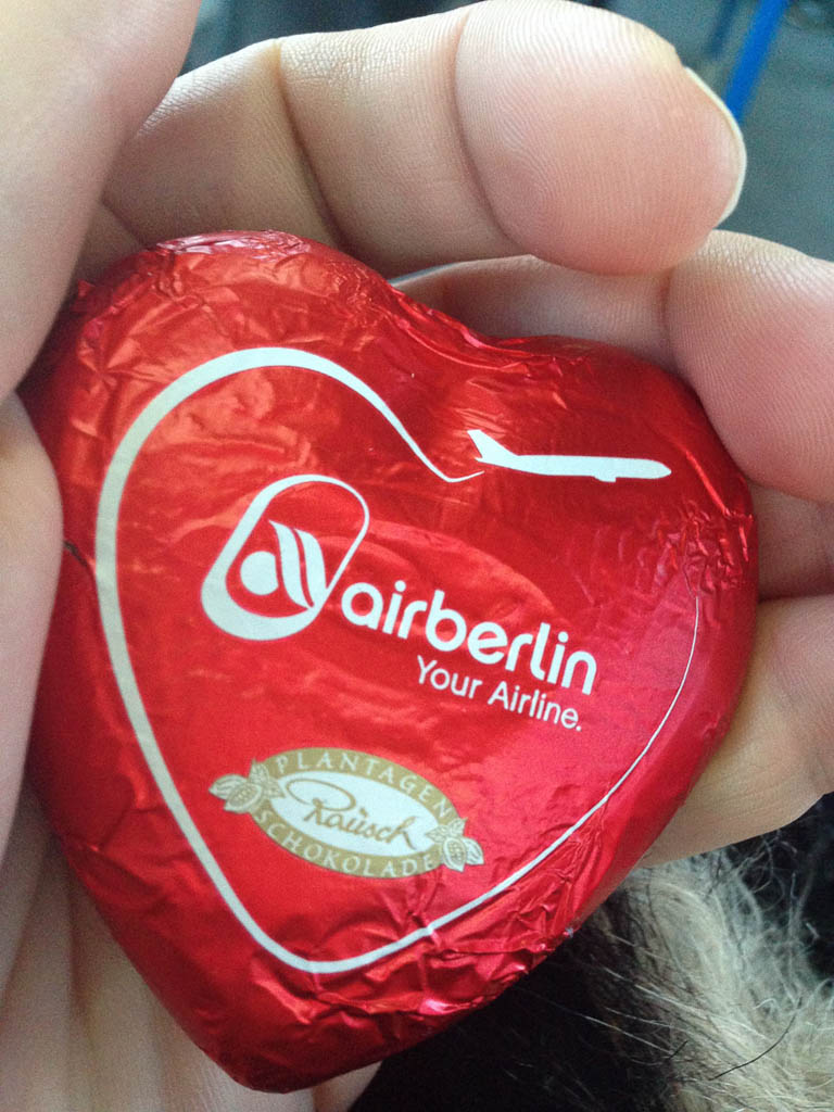 Air Berlin chocolate