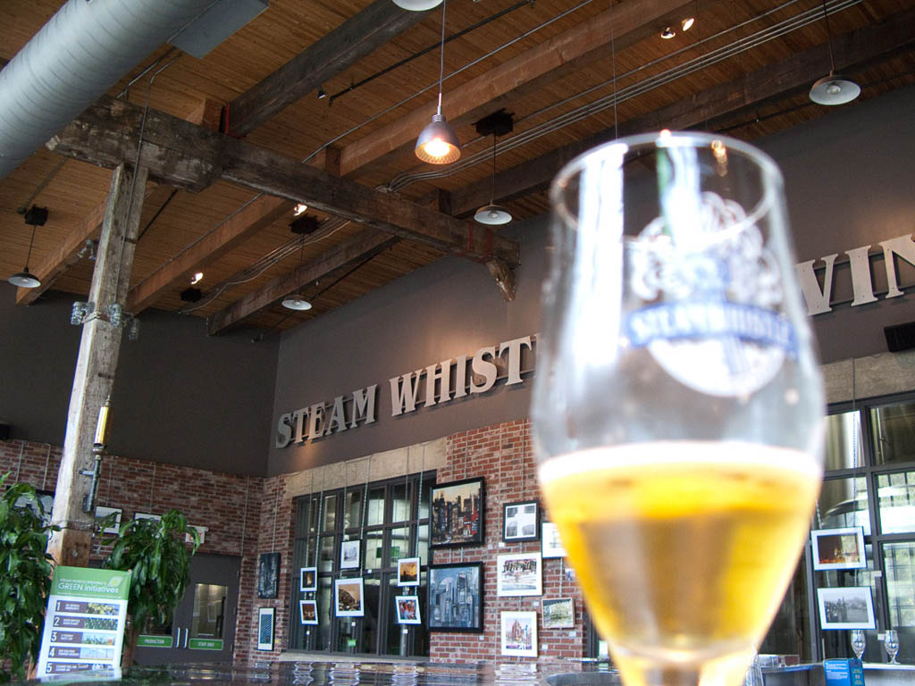 Steam whistle tasting