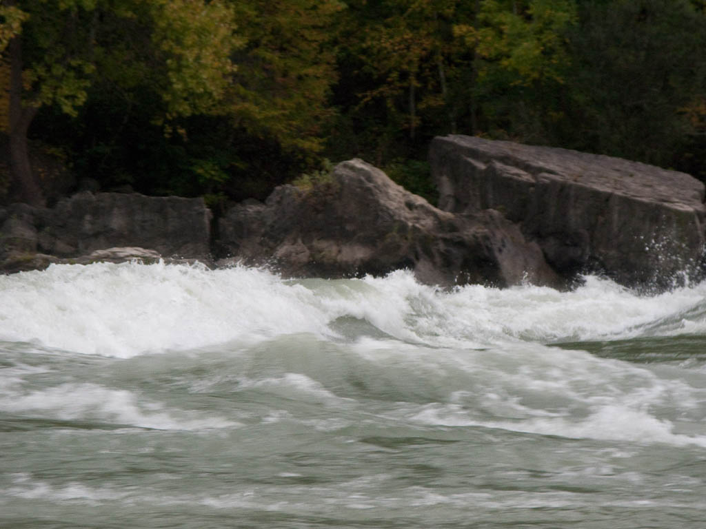 View of Rapids from Whirlpoll Jet Boat tour